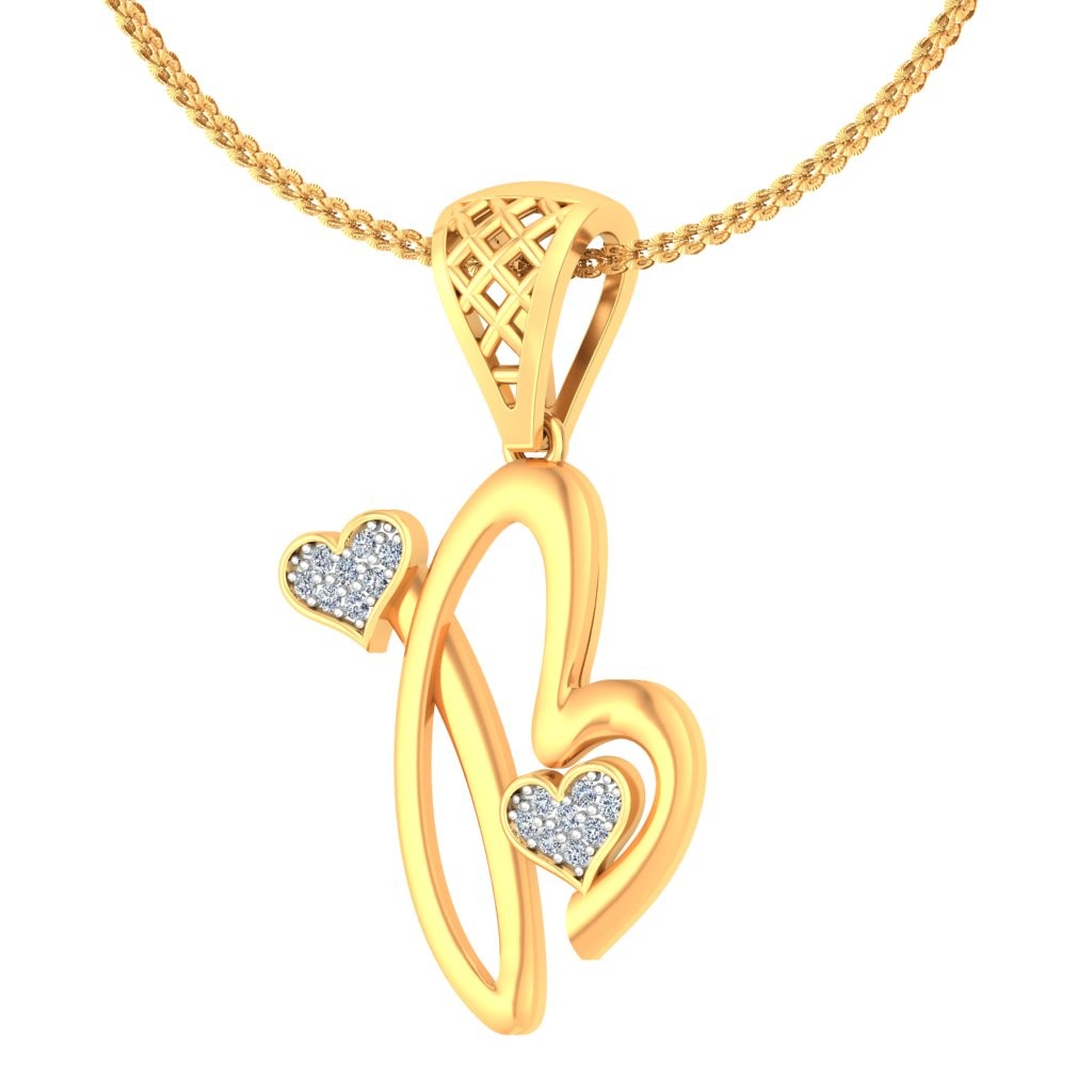 B Alphabat Pendant
