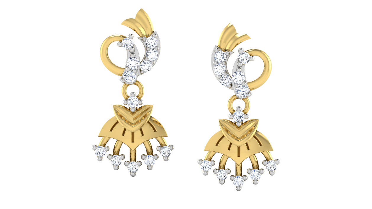 Vilasini Diamond Drops Earrings