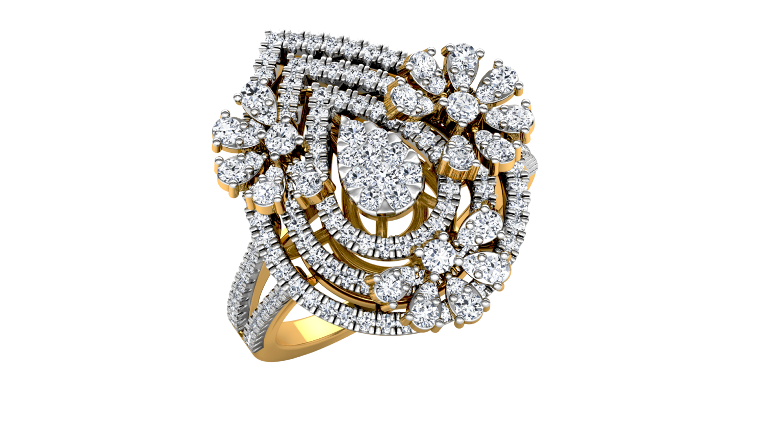 Nova Shine Cocktail Ring