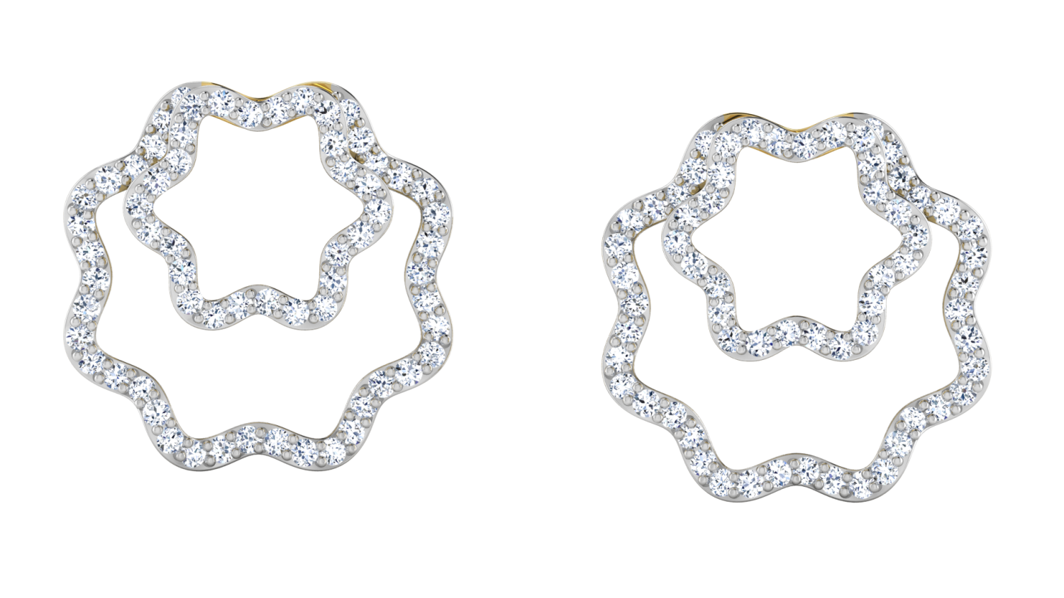 Circle Frame Brilliance Earrings