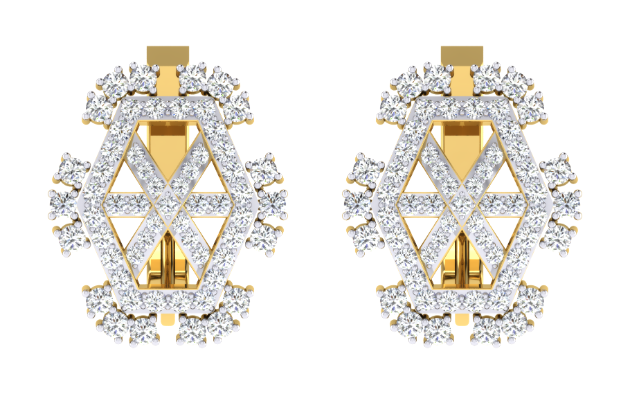 Zenith Gold Earrings