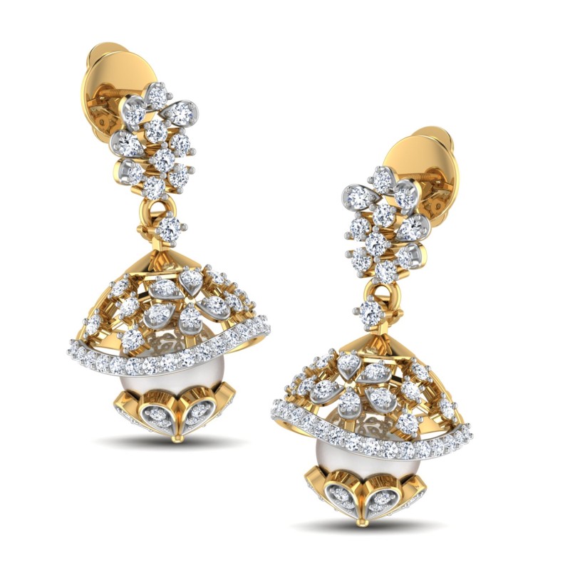 Rajasi Padma Jhumkas