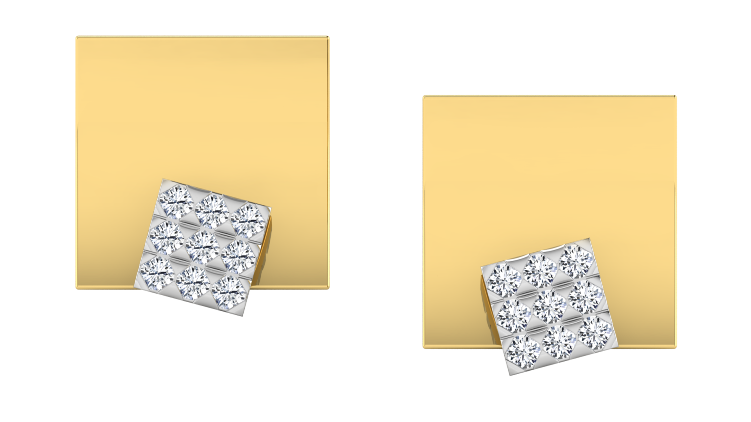 Tilté Luxe Diamond Earrings