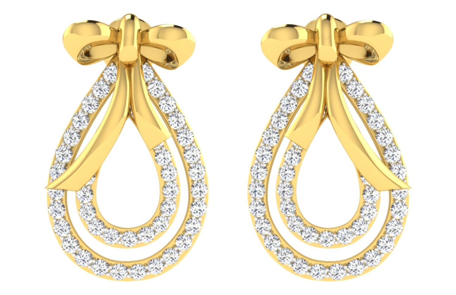 Moonlace Oval  Earrings