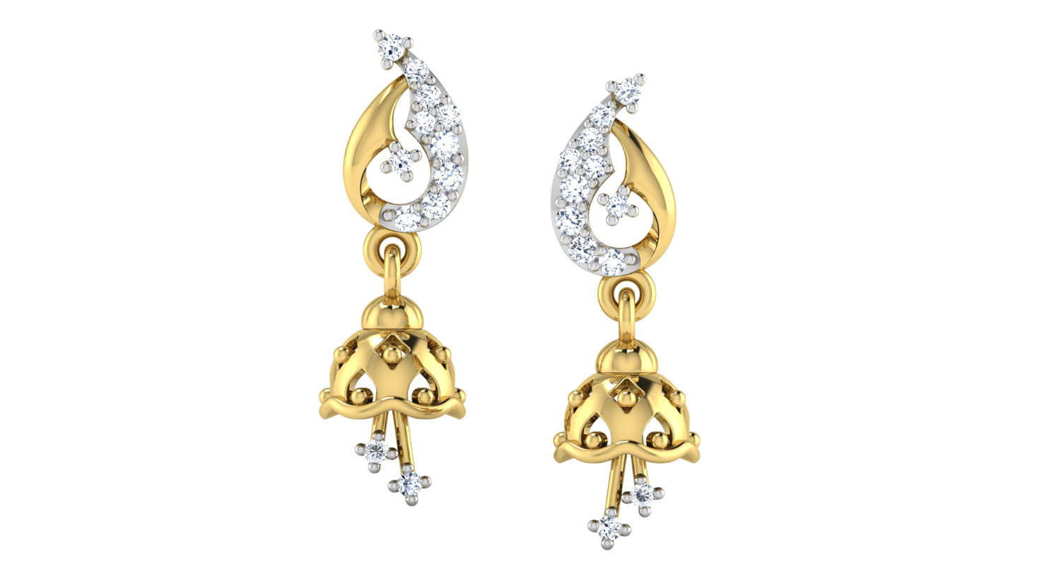 Luna Bloom Drops Earrings