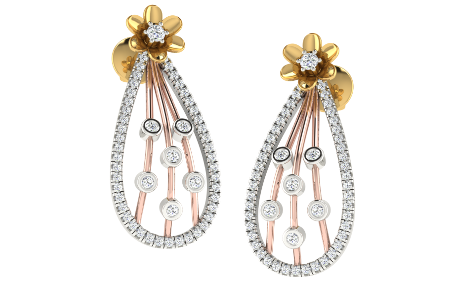 Ivory Prism Drops Earrings