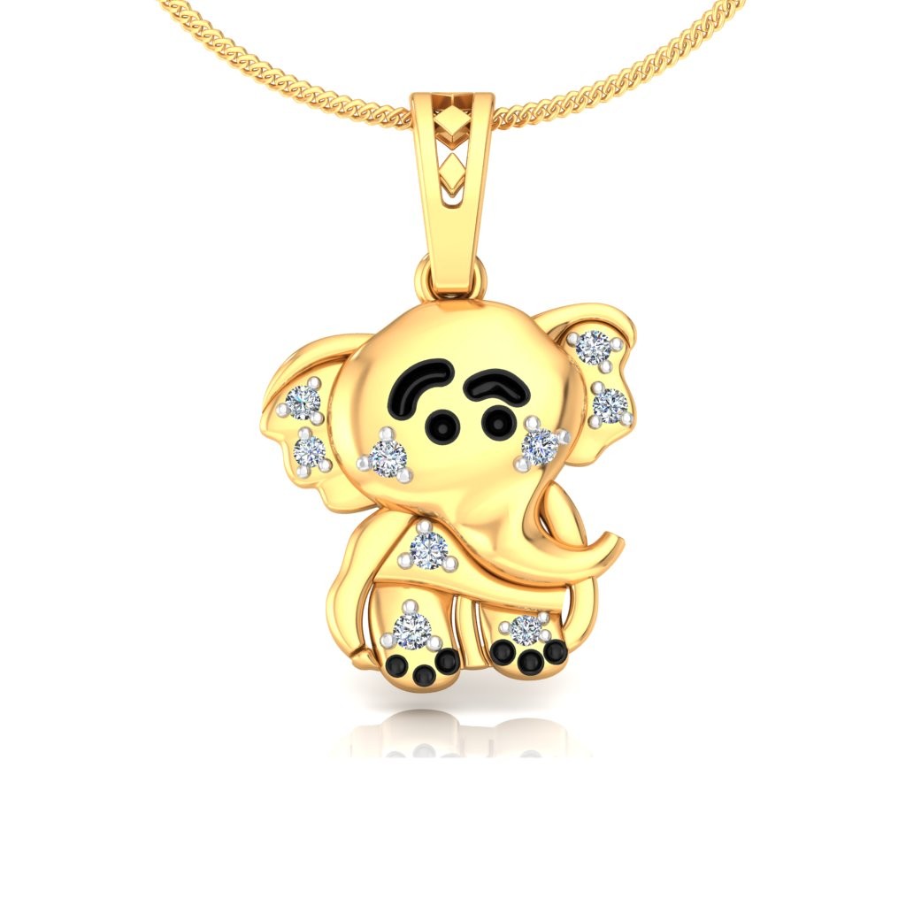 Baby Elephant Charm Pendant