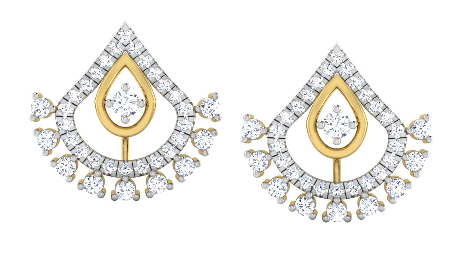 Frame Crest Earrings