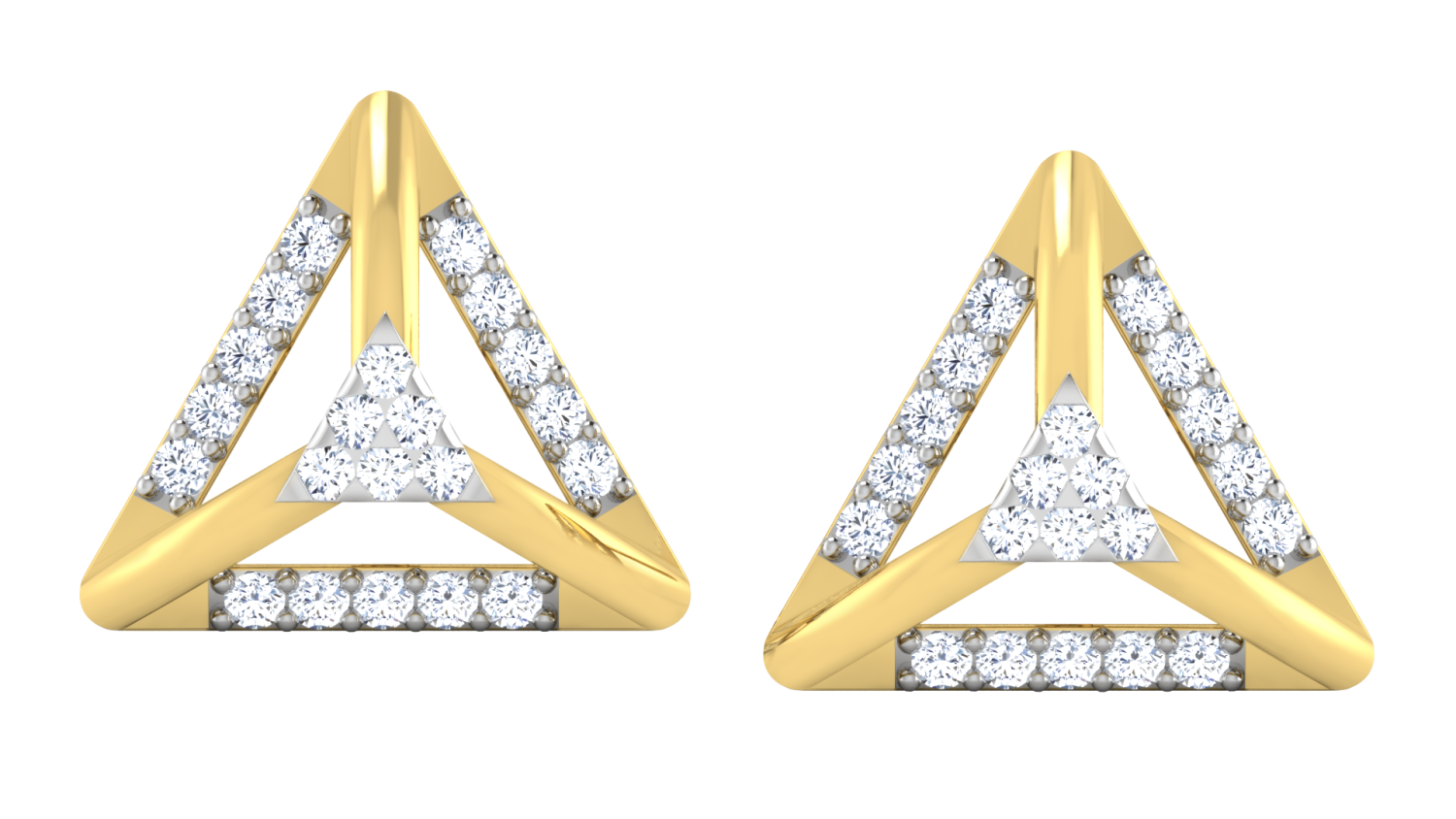 Tria Nova Diamond Earrings