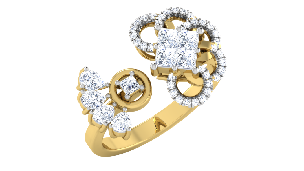 Gold Dominion Diamond Ring