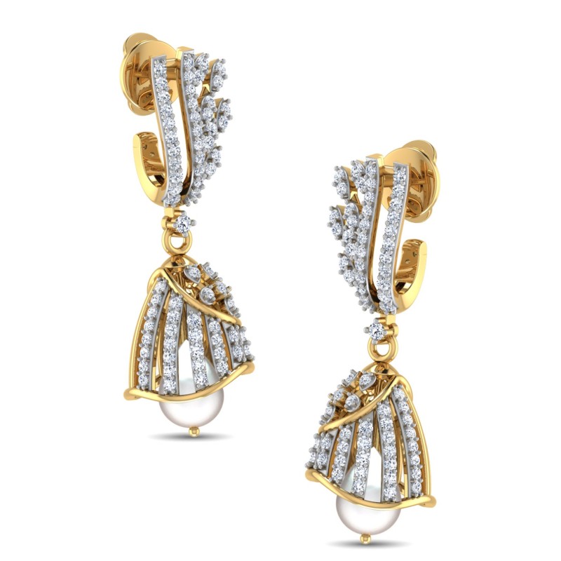 Regal Pearl Dome Jhumkas