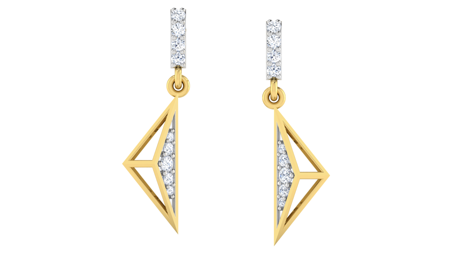 Axis Crescent Earrings