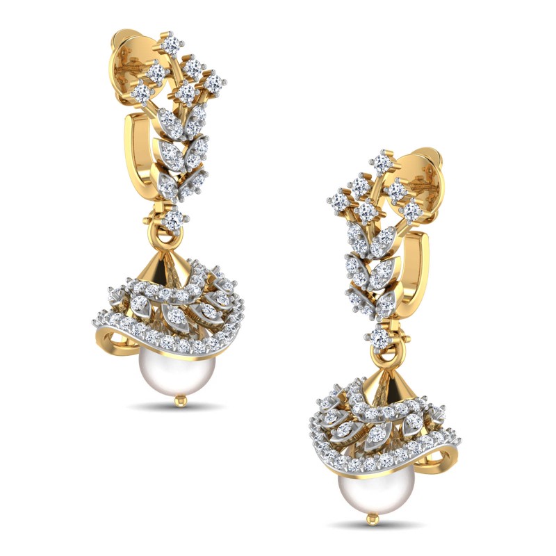 Imperial Pearl Dome Jhumkas