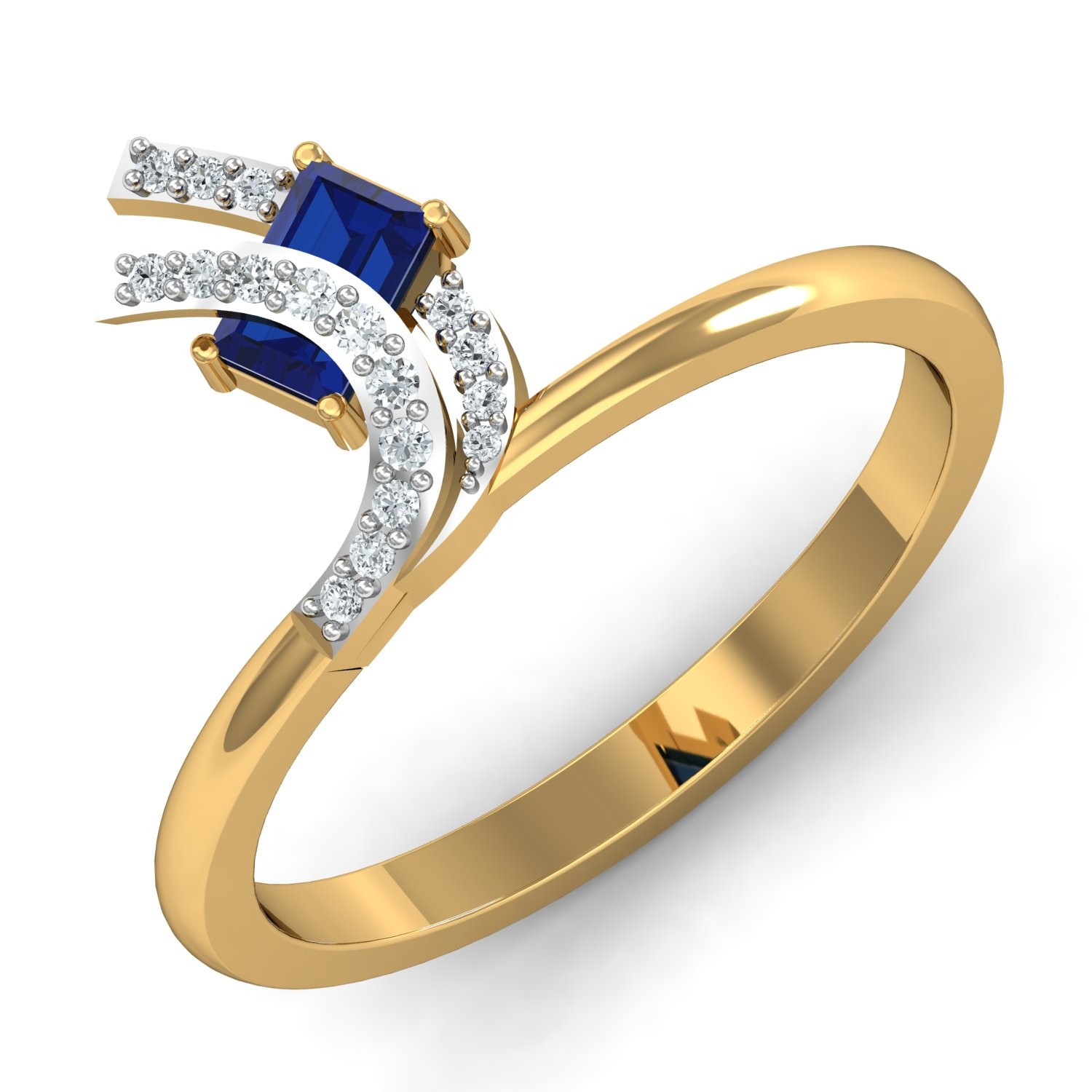 Ocean Grace Gold Ring