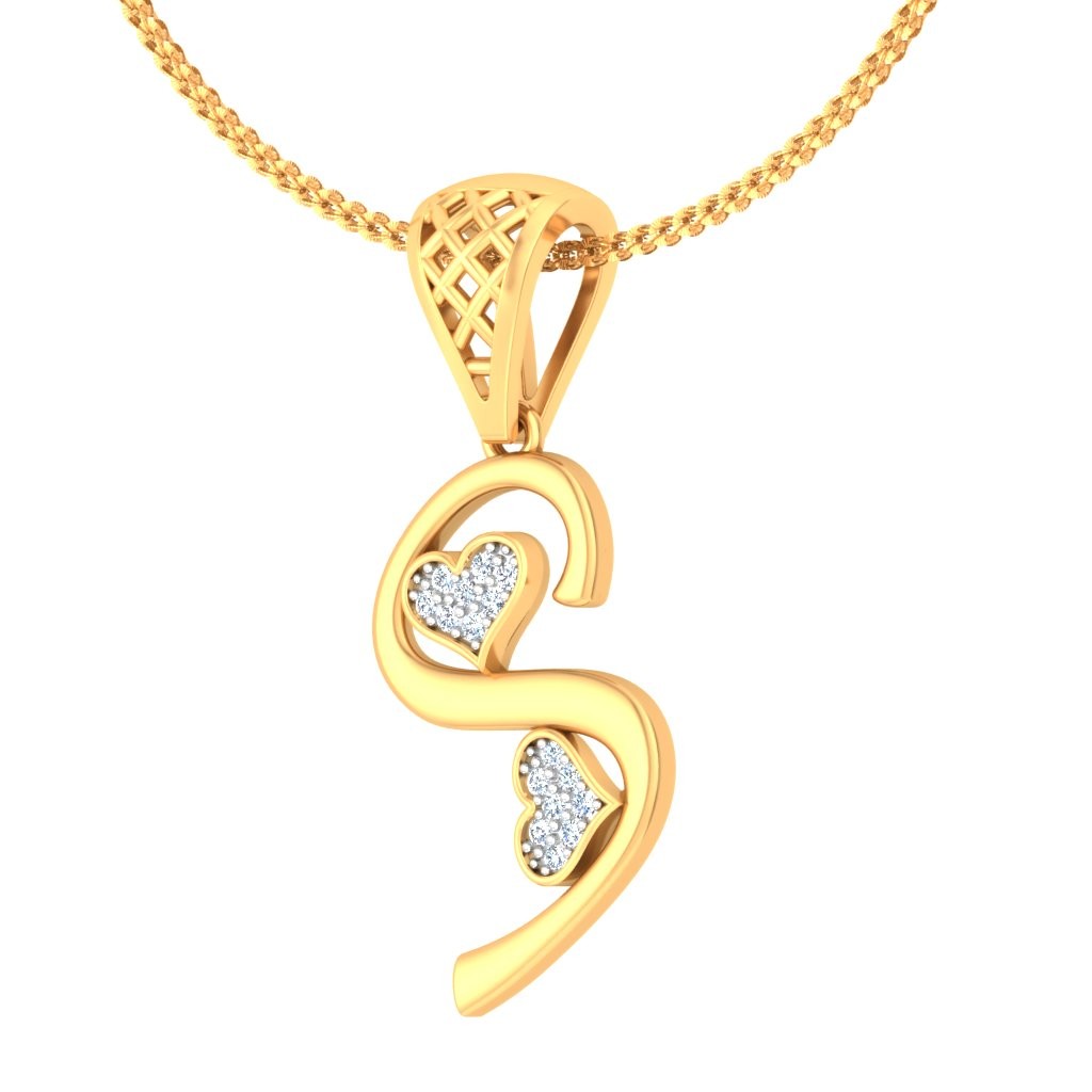 S Alphabat Pendant