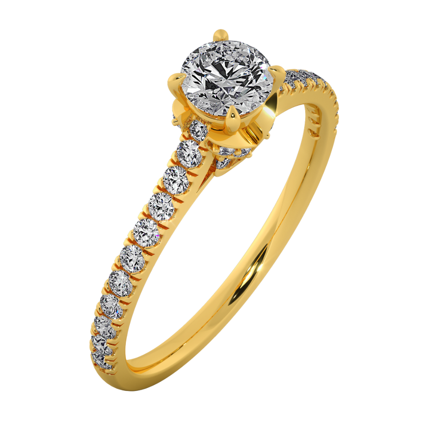 Pure Solitaire Ring