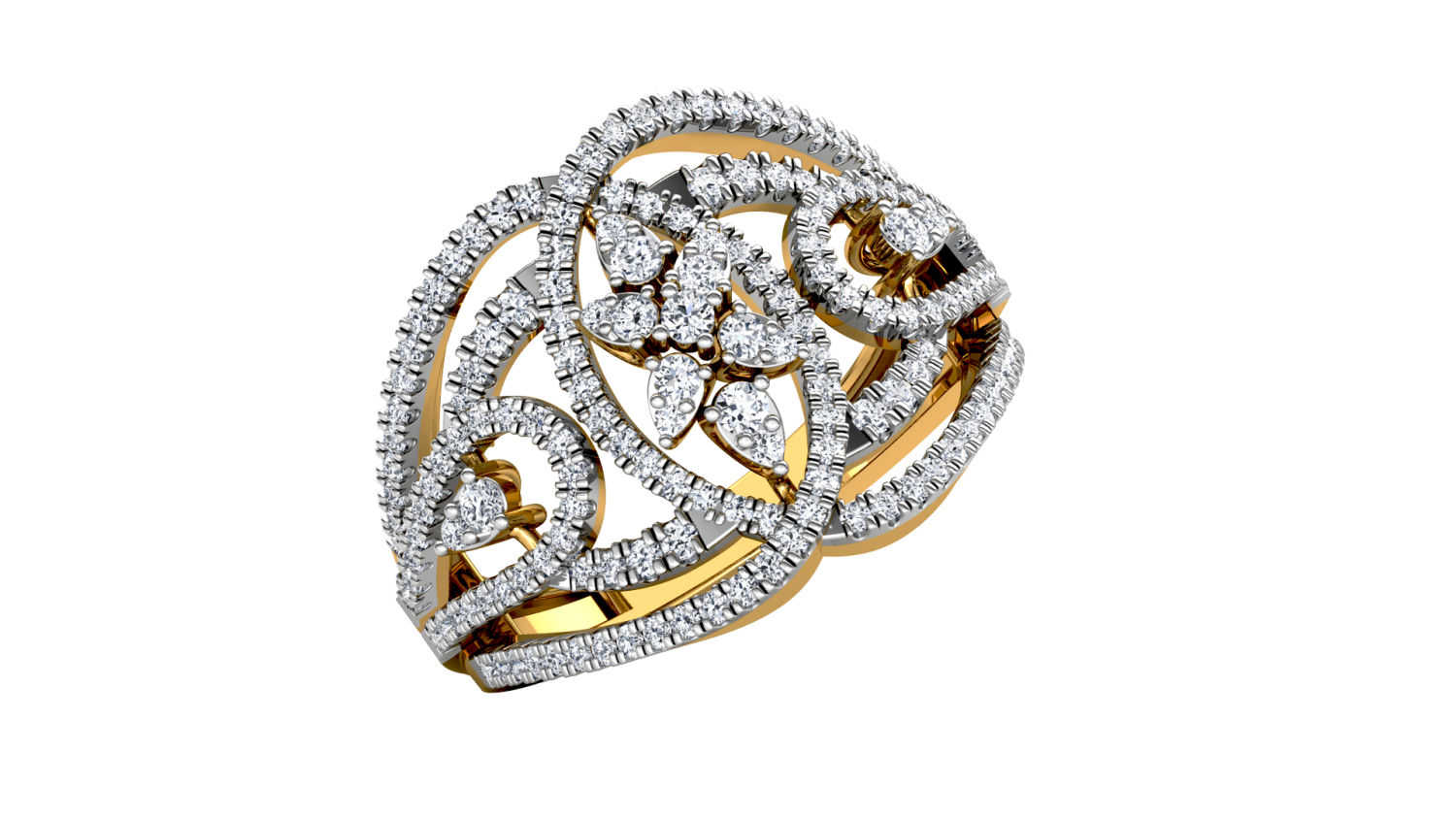 Golden Vogue Diamond Ring