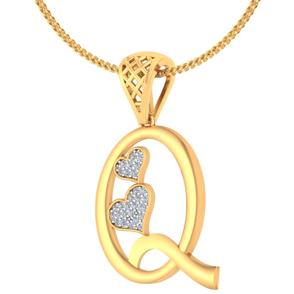 Q Alphabat Pendant