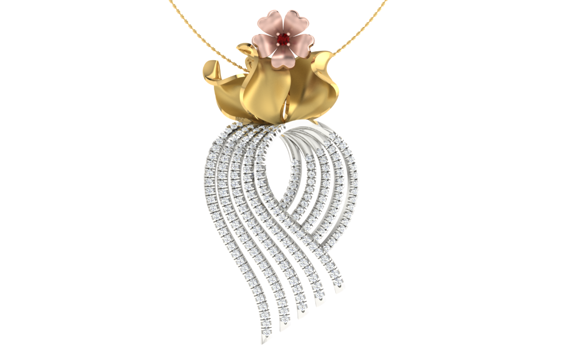 Peacock Whisper Pendent