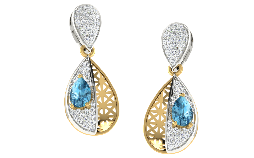 Crystal Tide Earrings
