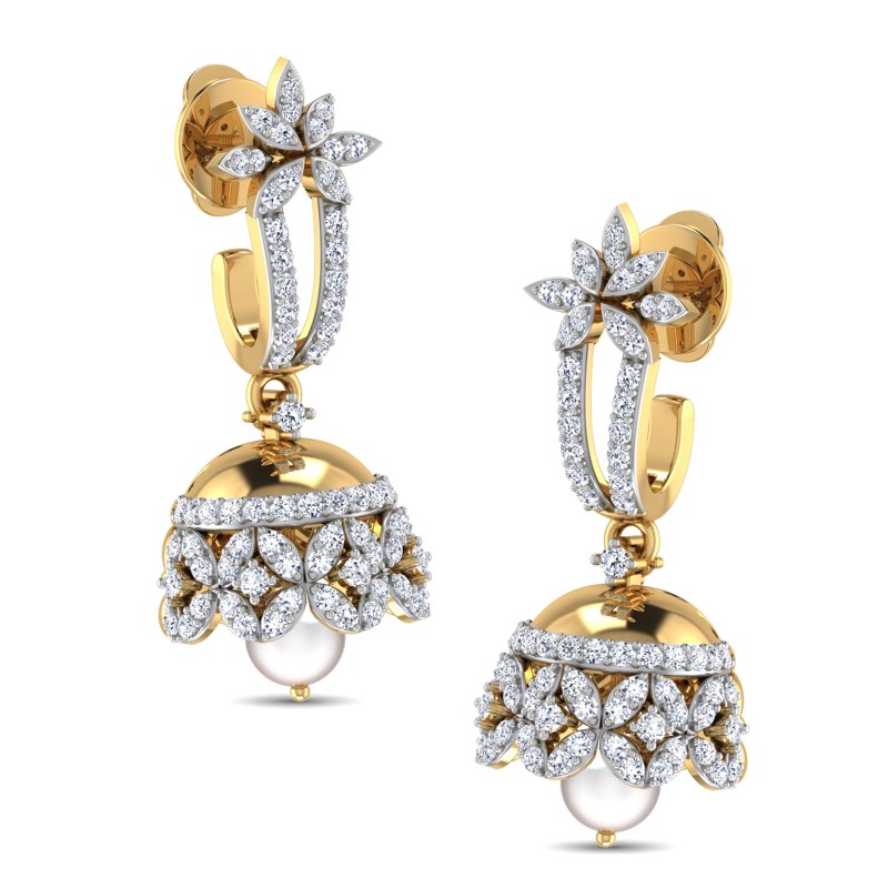 Celestia Bloom Jhumkas