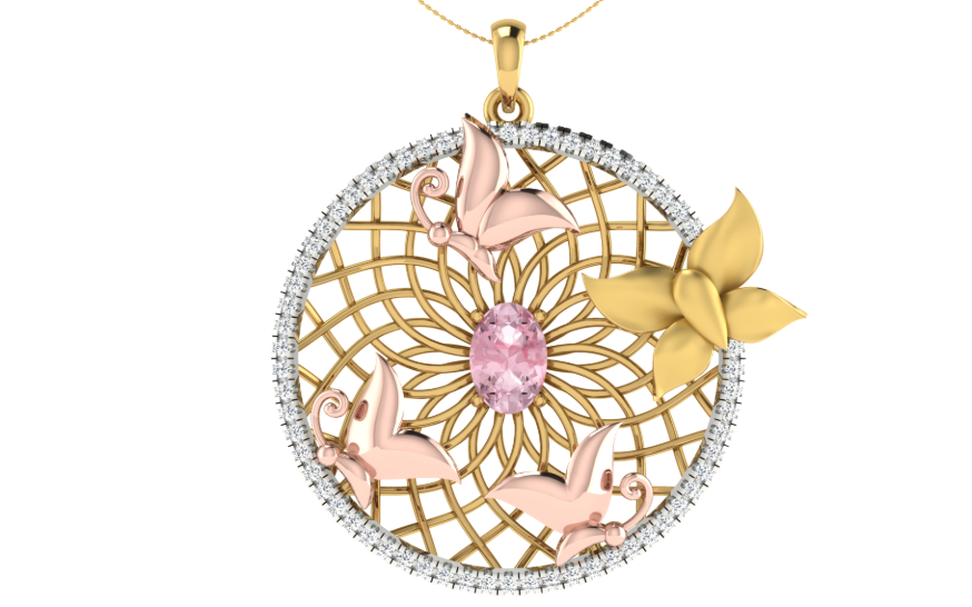 Velora Diamond Drops pendent