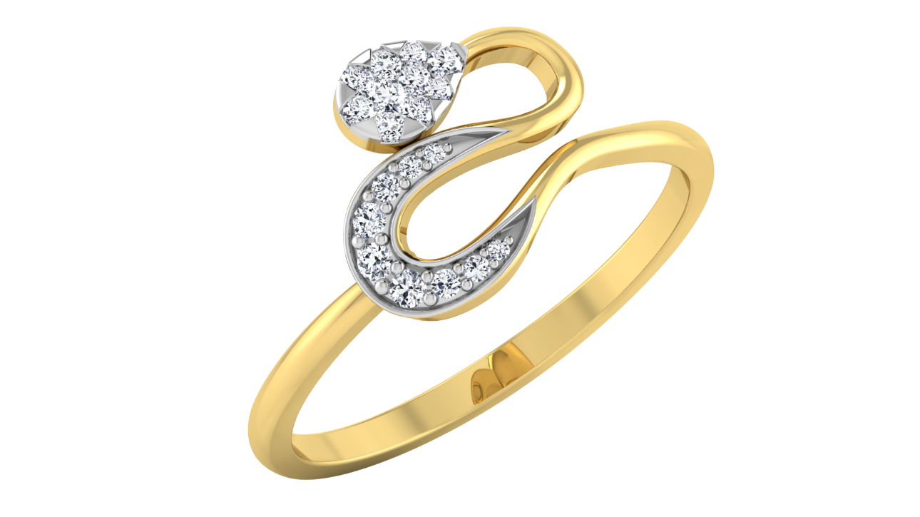 Majestic Diamond Embrace Ring
