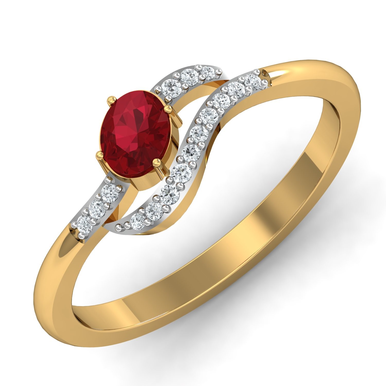 Celeste Blue Halo Ring