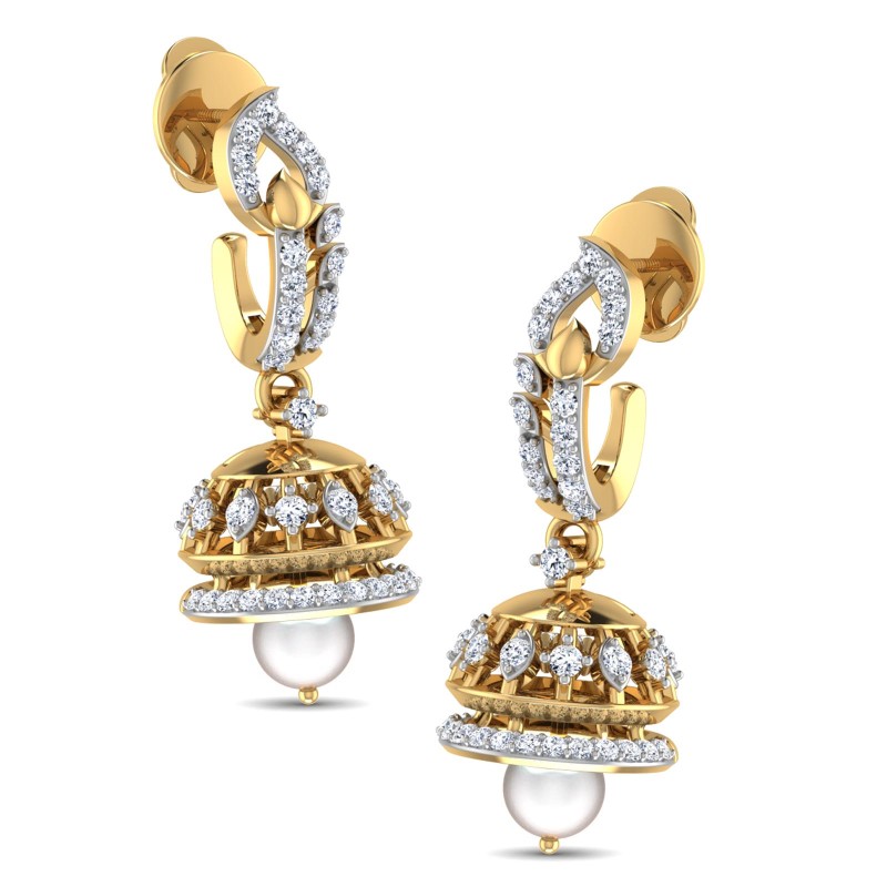 Maharani Bloom Jhumkas