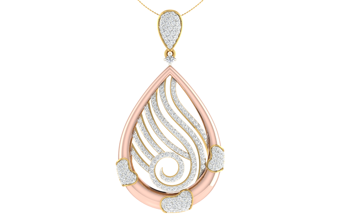 Elysian Glow Drops Pendent