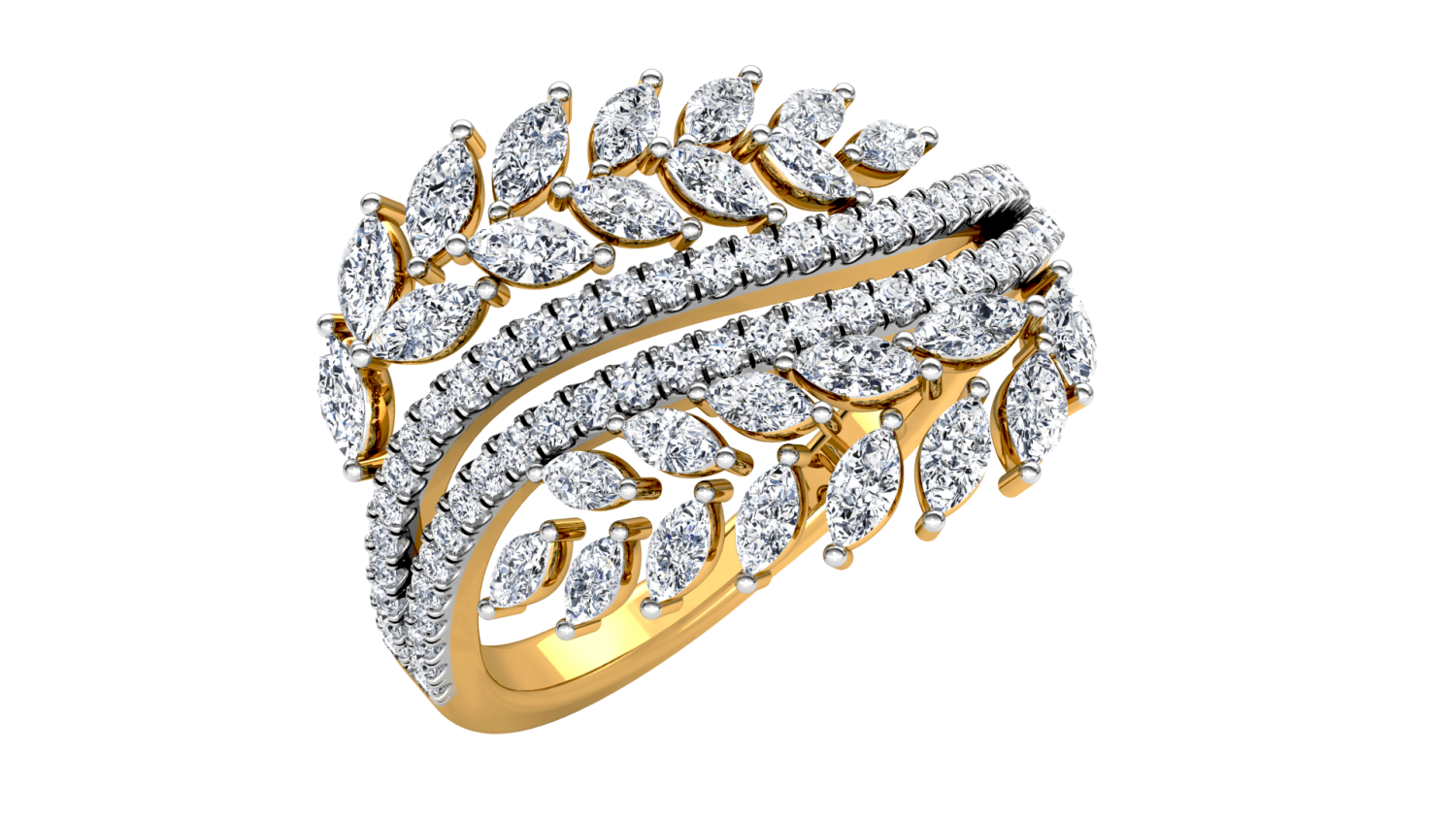 Gold Noir Ring