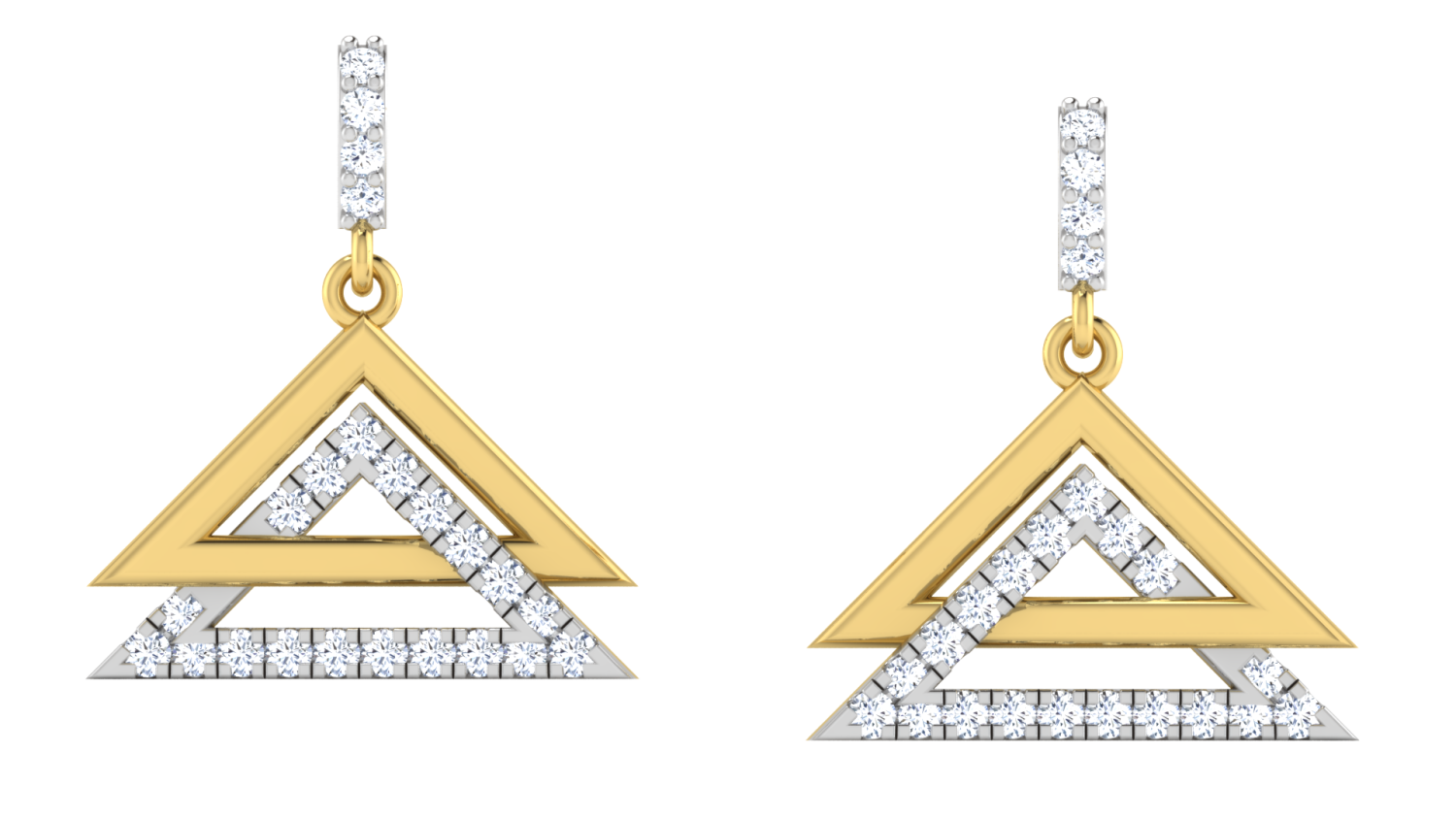 Linked Frame Earrings