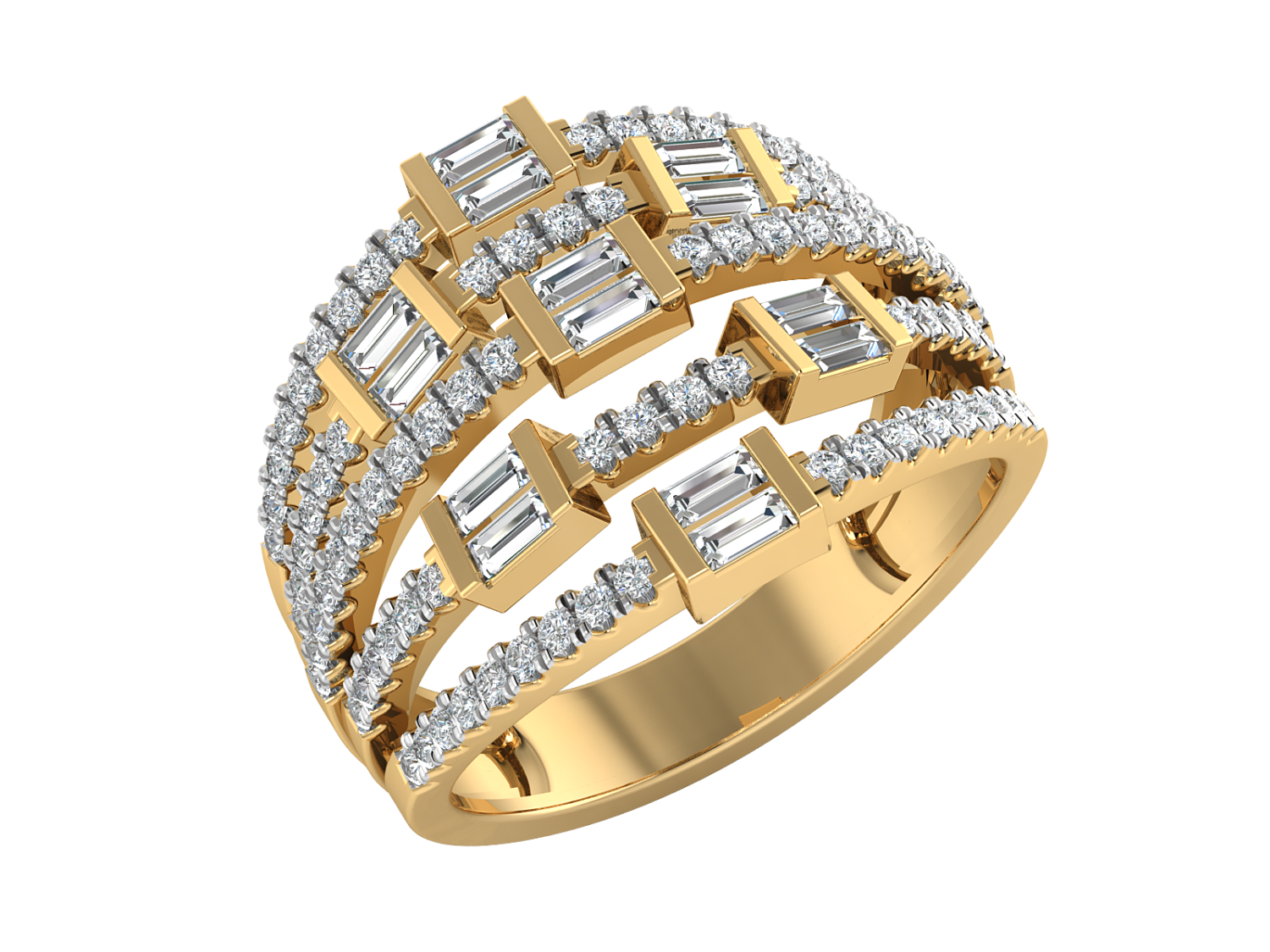 Crown Matrix Ring