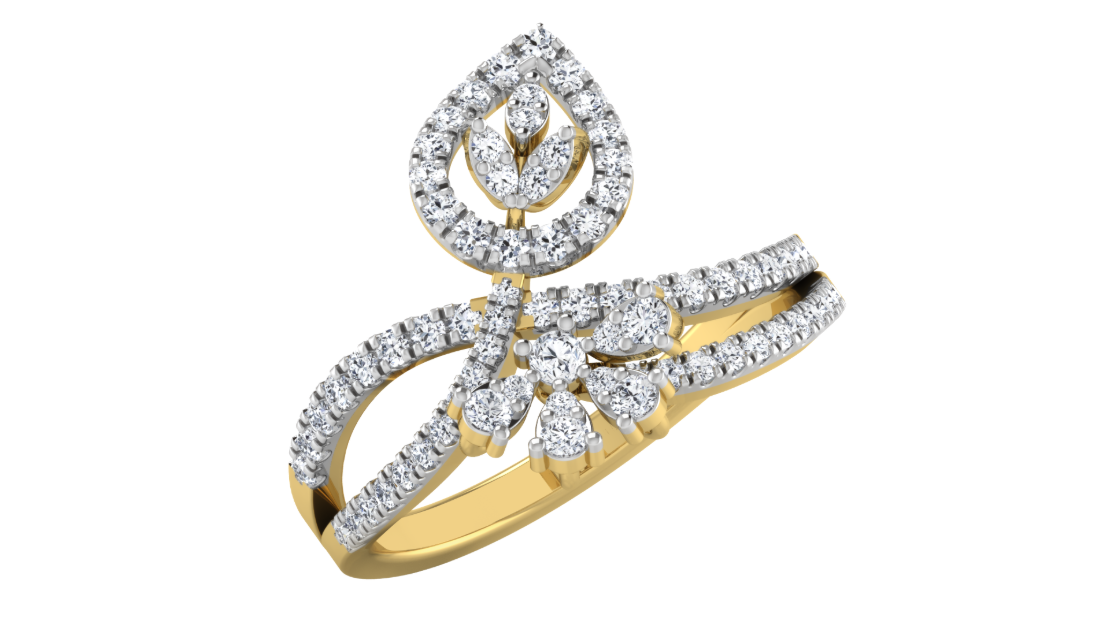 SunBloom Diamond Ring