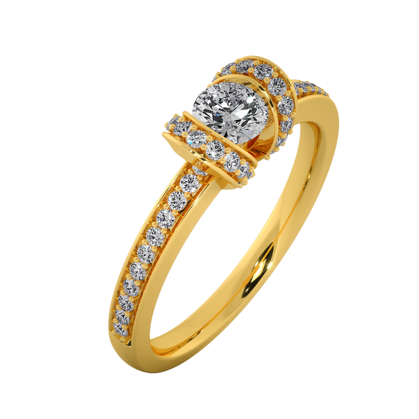 Double Halo Grace Ring